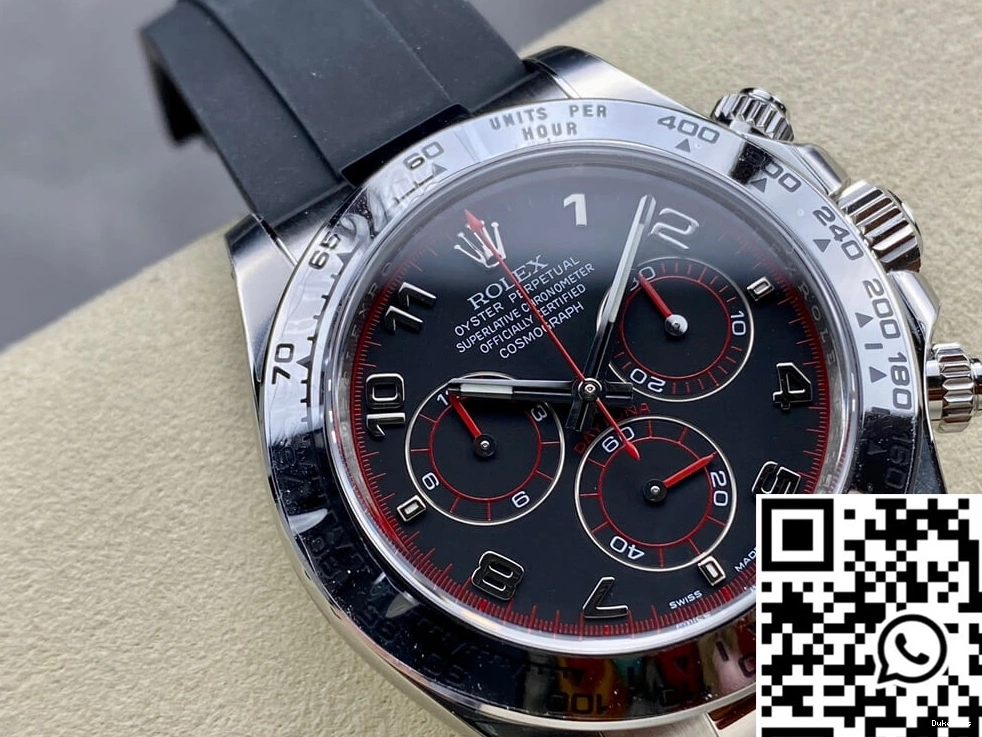 Clean 116509 Cosmograph Rolex Black Daytona Dial Factory 0425